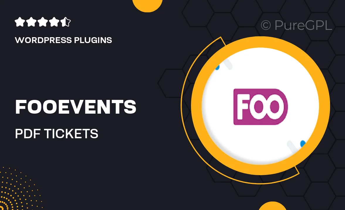 FooEvents | PDF Tickets