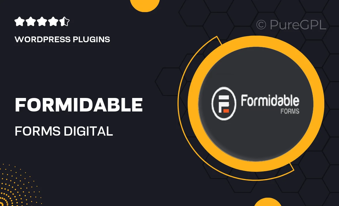 Formidable forms | Digital Signatures