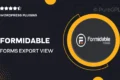 Formidable forms | Export View to CSV