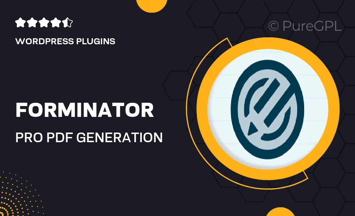 Forminator Pro | PDF Generation Add-on