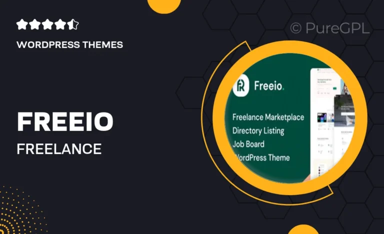 freeio freelance marketplace wordpress theme