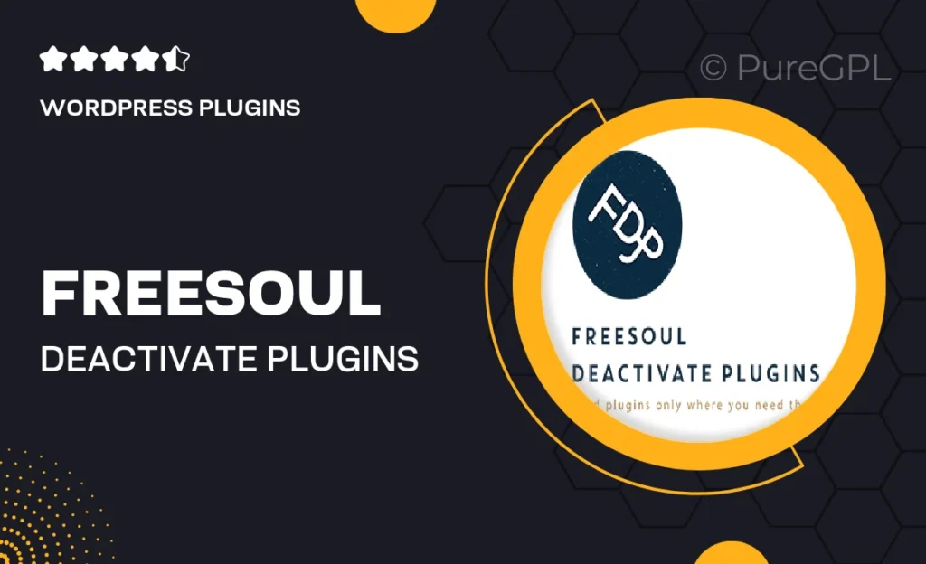 Freesoul Deactivate Plugins PRO – Plugin Manager and Cleanup 15 Freesoul Deactivate Plugins PRO – Plugin Manager and Cleanup