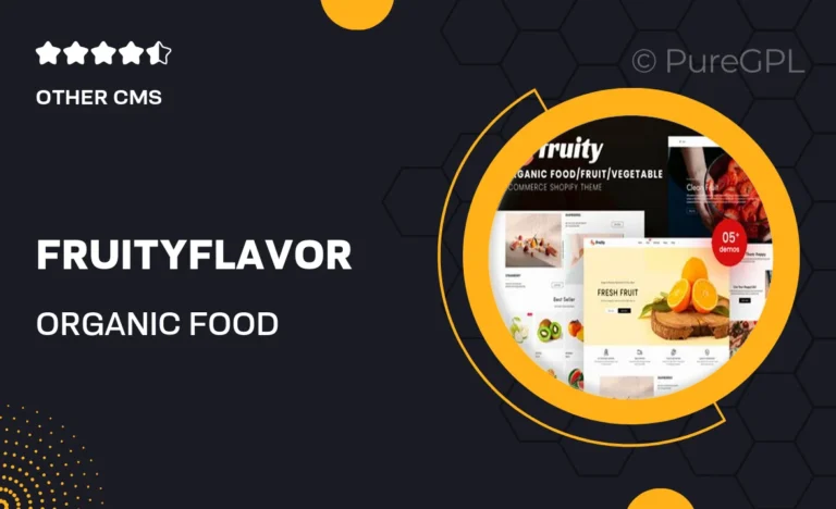 fruityflavor organic food e commerce shopify