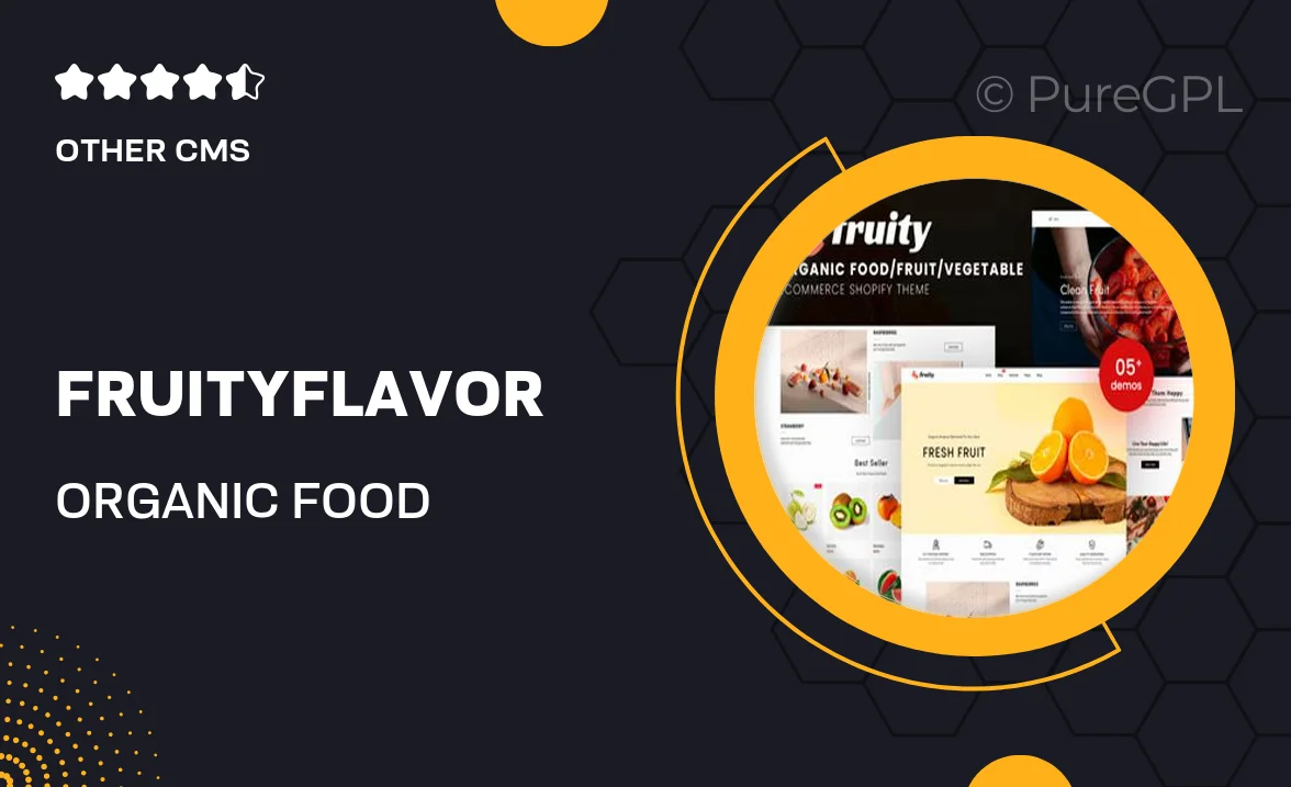 FruityFlavor – Organic Food e-Commerce Shopify