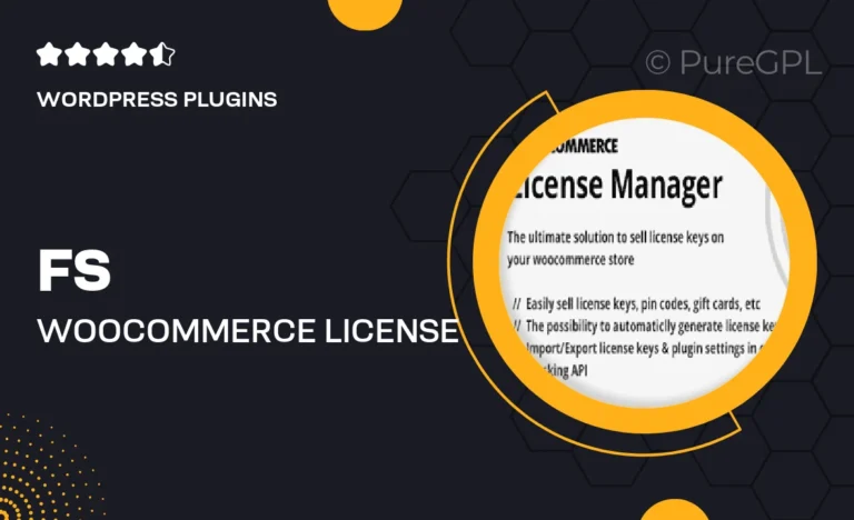 fs woocommerce license manager