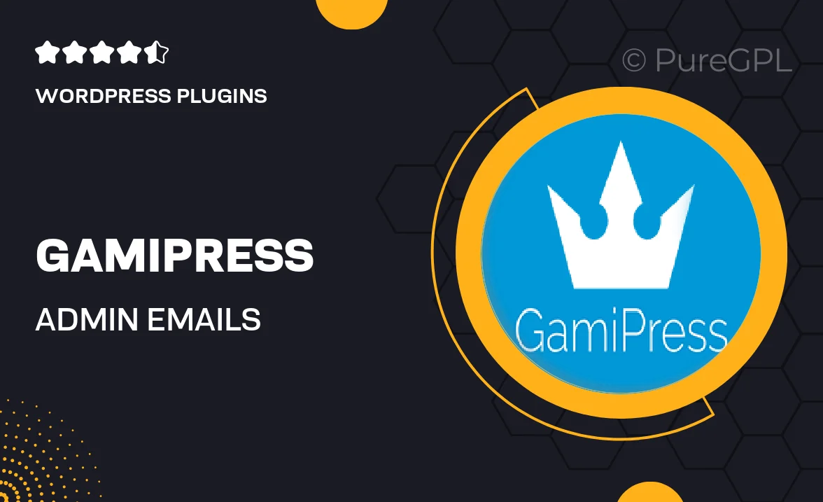 Gamipress | Admin Emails