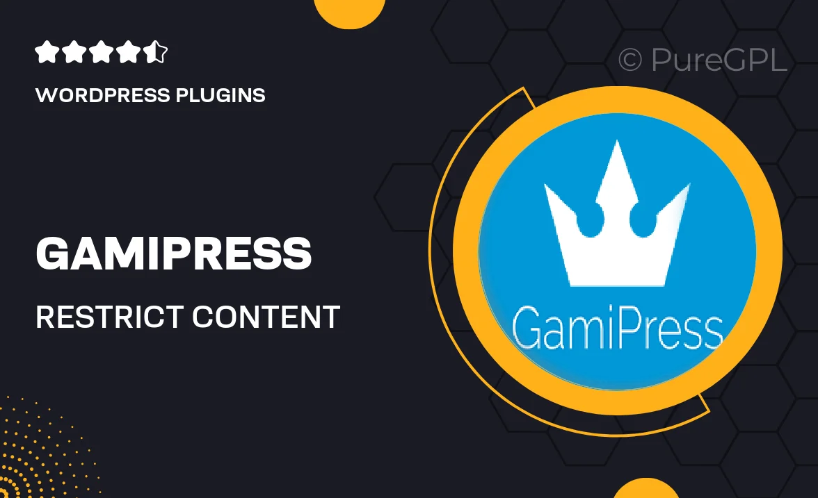 Gamipress | Restrict Content