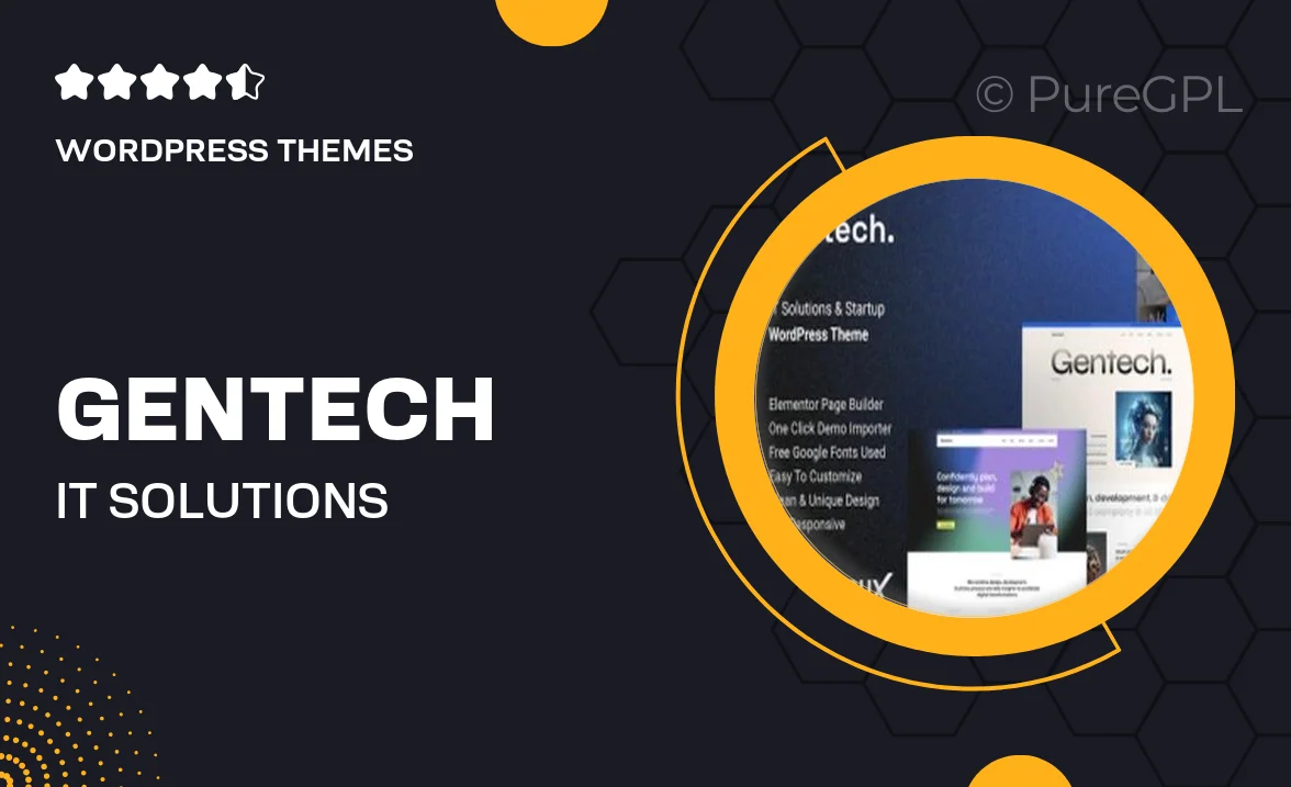 Gentech – IT Solutions & Startup WordPress Theme