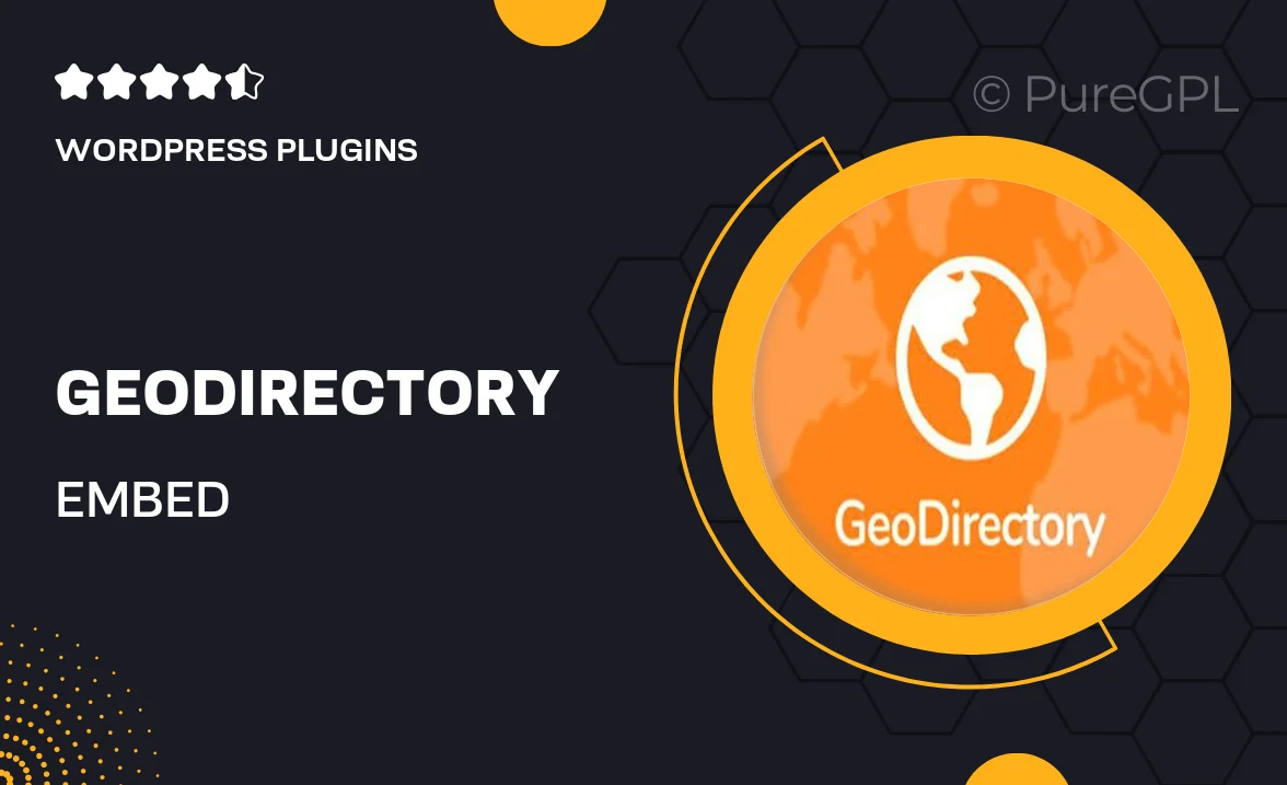 Geodirectory | Embed