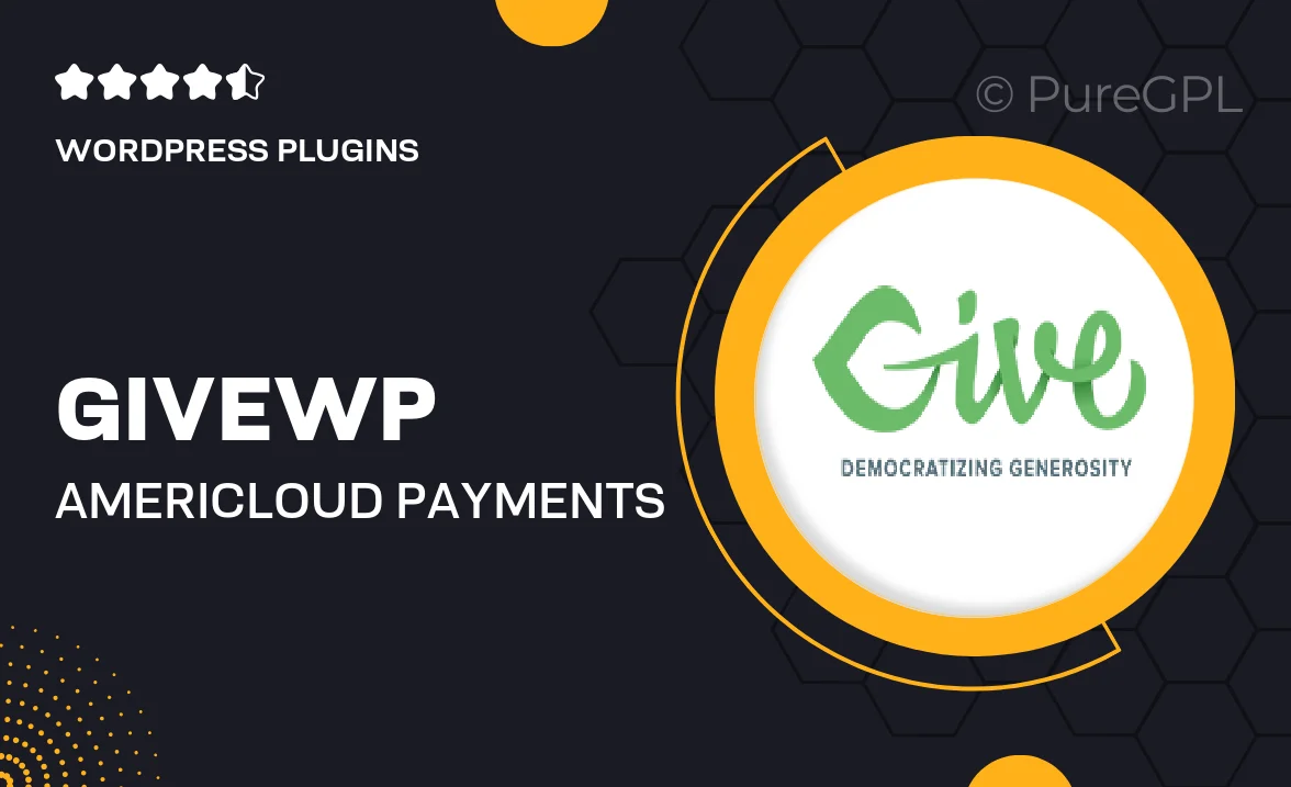Givewp | AmeriCloud Payments