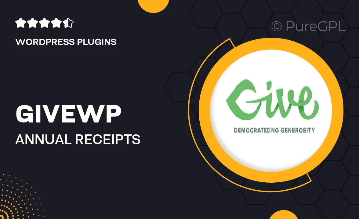 Givewp | Annual Receipts