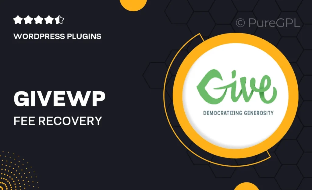 Givewp | Fee Recovery feature image