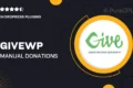 Givewp | Manual Donations