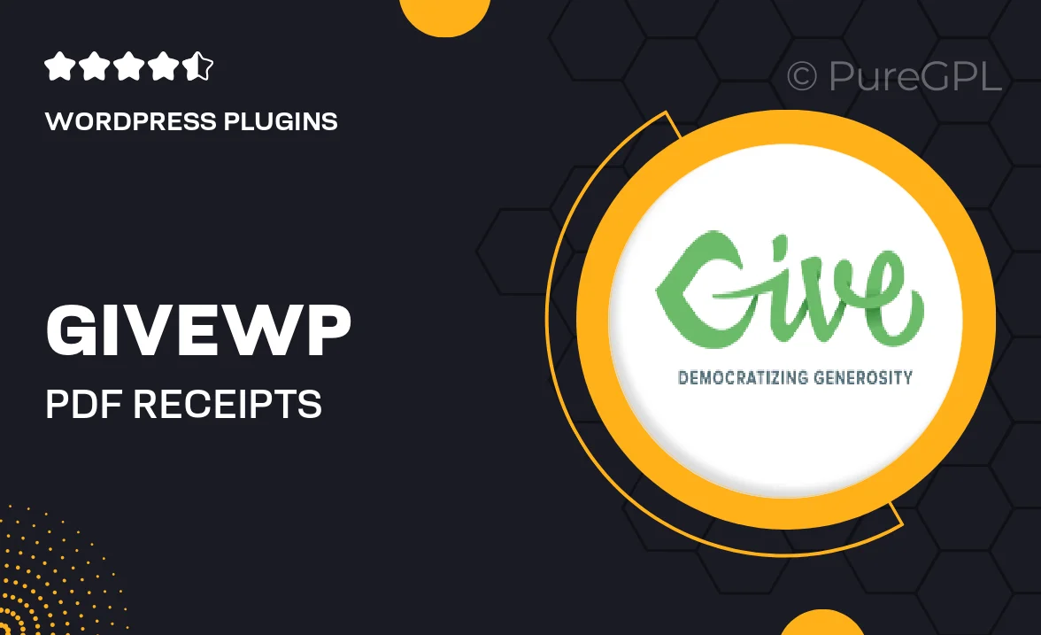 Givewp | PDF Receipts