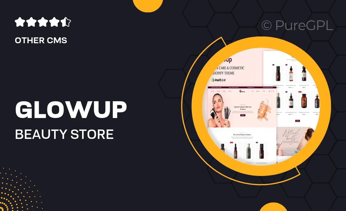 Glowup – Beauty Store Shopify Theme