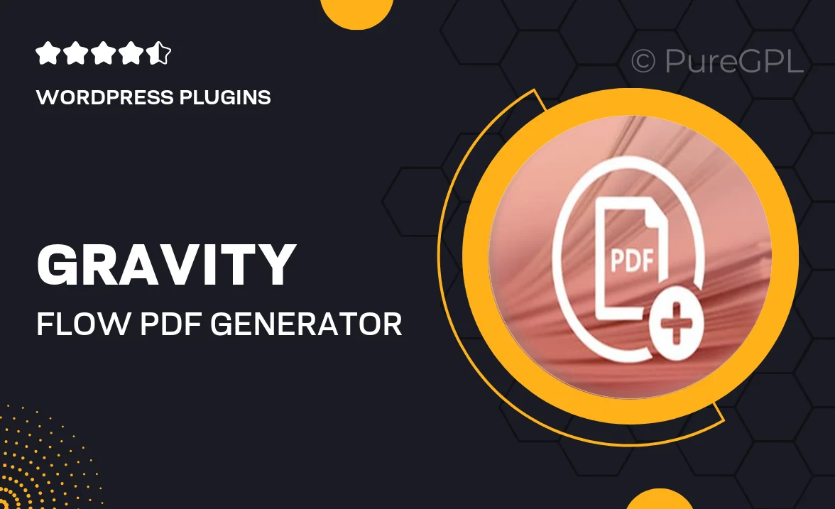 Gravity flow | PDF Generator
