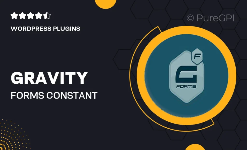 Gravity forms | Constant Contact