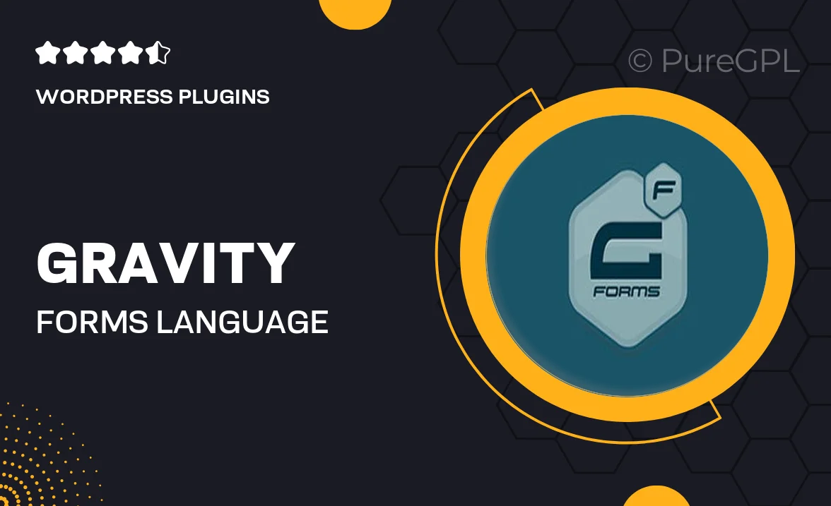 Gravity forms | Language Packs