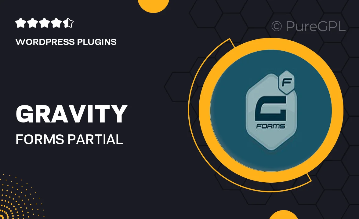 Gravity forms | Partial Entries