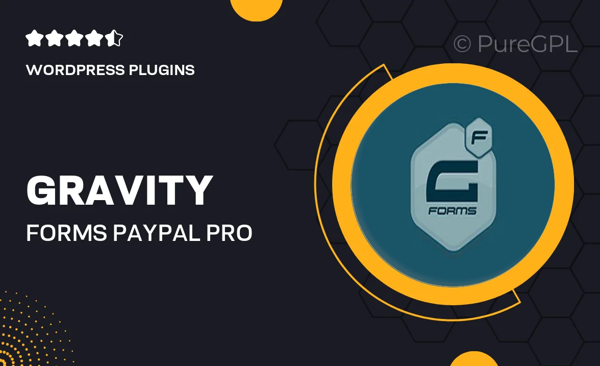 Gravity forms | PayPal Pro