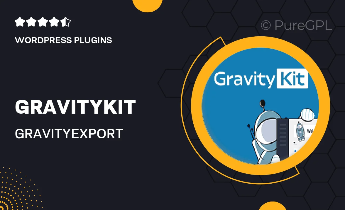 Gravitykit | GravityExport