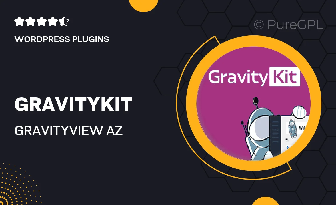 Gravitykit | GravityView A-Z Filters