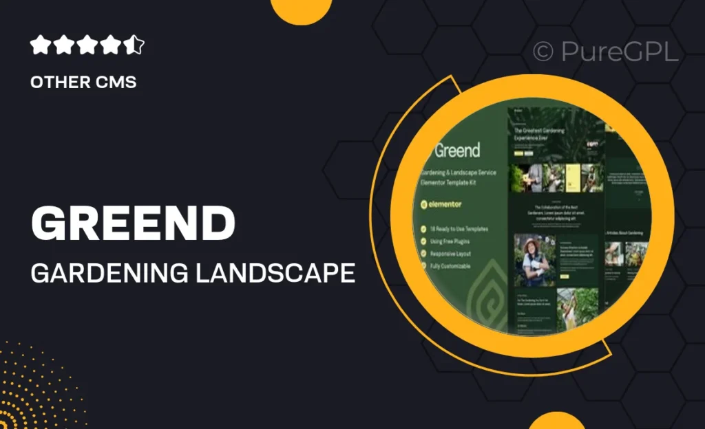 Greend – Gardening & Landscape Service Elementor Template Kit 9 Greend – Gardening & Landscape Service Elementor Template Kit