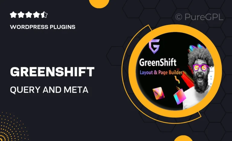 greenshift query and meta addon