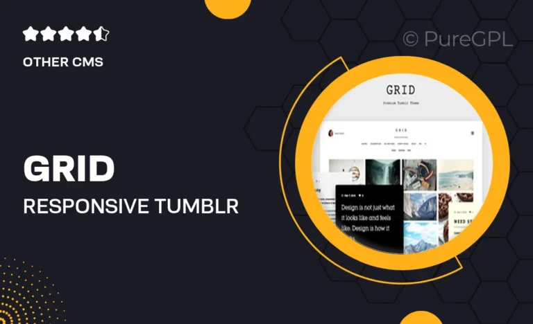 grid responsive tumblr theme
