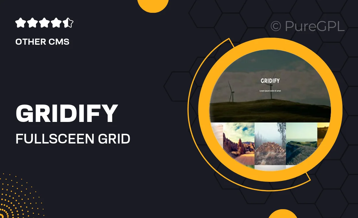 Gridify – Fullsceen Grid Tumblr Theme