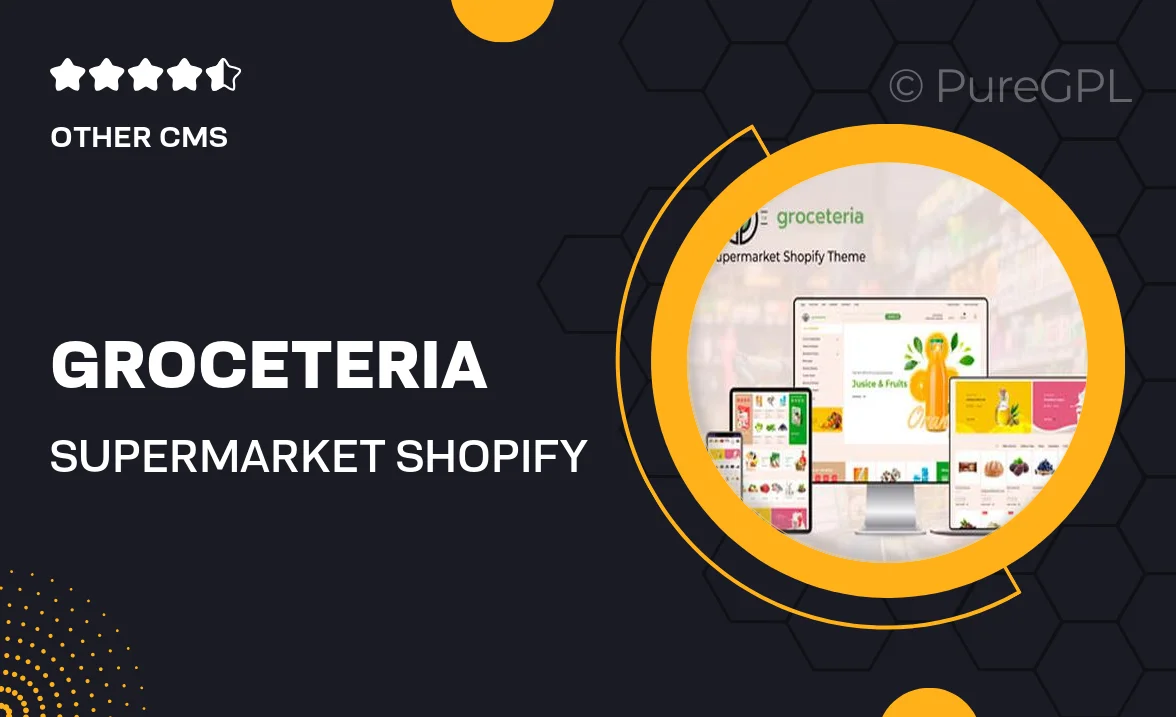 Groceteria – Supermarket Shopify Theme