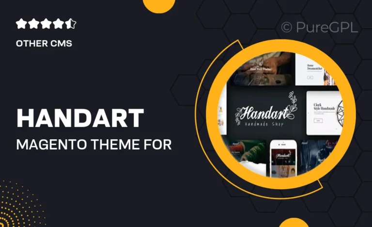 handart magento theme for handmade artists