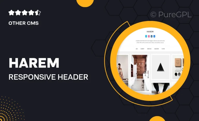 harem responsive header tumblr theme