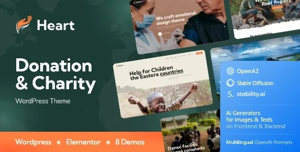 heart donation charity non profit wordpress theme ai 1