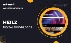 Heilz – Digital Downloads & Marketplace WordPress Theme