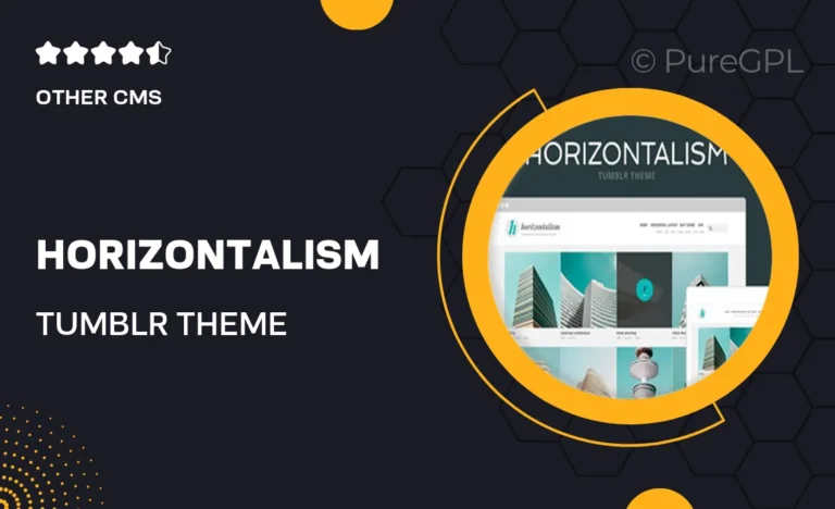 horizontalism tumblr theme