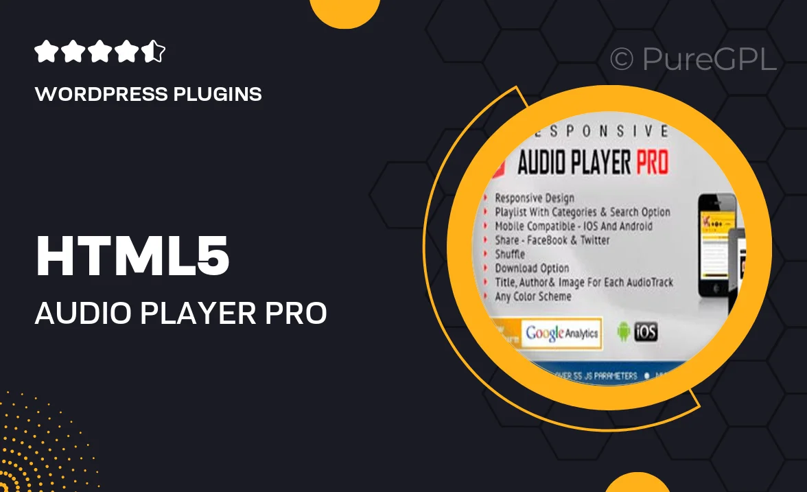 HTML5 Audio Player PRO – Addon for WPBakery Page Builder