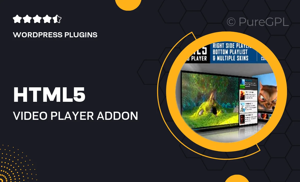 HTML5 Video Player – Addon for WPBakery Page Builder