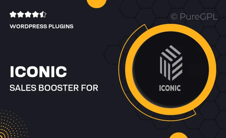 iconic sales booster for woocommerce