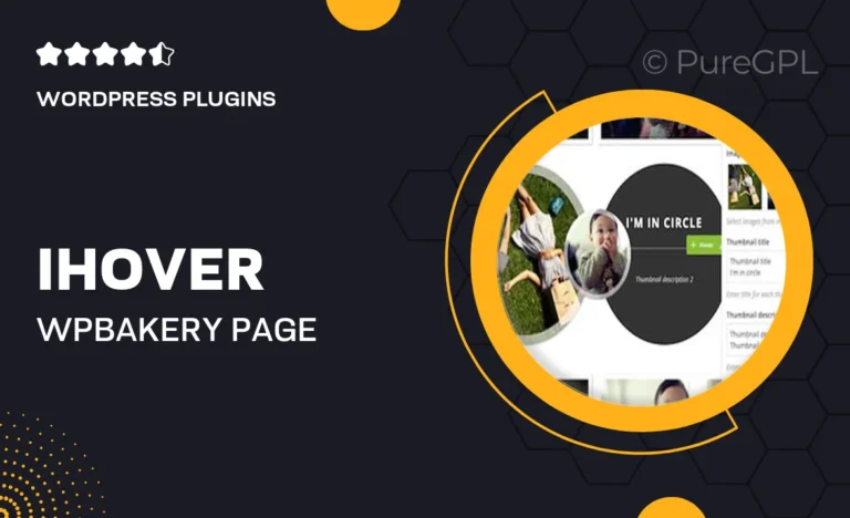 ihover wpbakery page builder formerly visual composer extensions addon