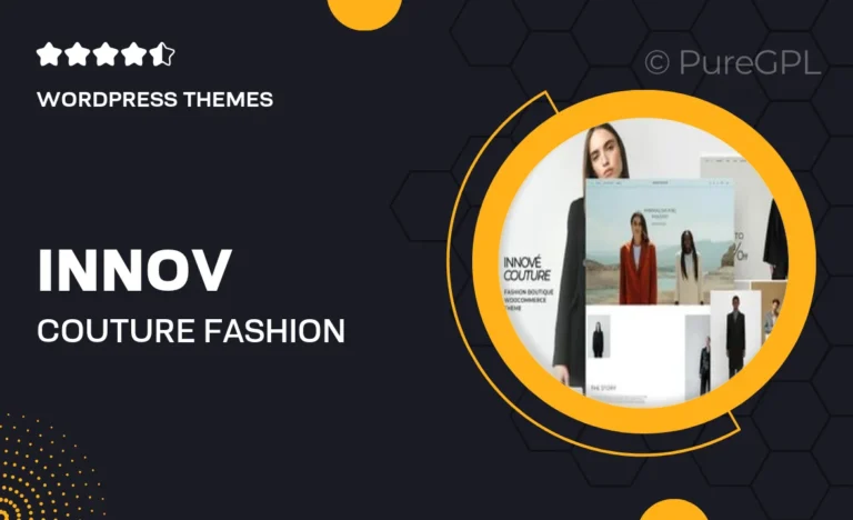innov couture fashion boutique wordpress
