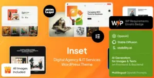 Inset – Digital Agency & IT Services WordPress Theme
