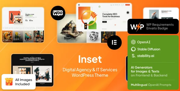 inset digital agency it services wordpress theme 1