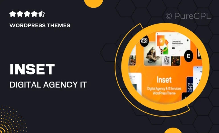 inset digital agency it services wordpress theme