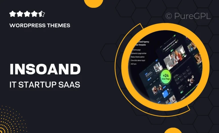 insoand it startup saas agency wordpress theme