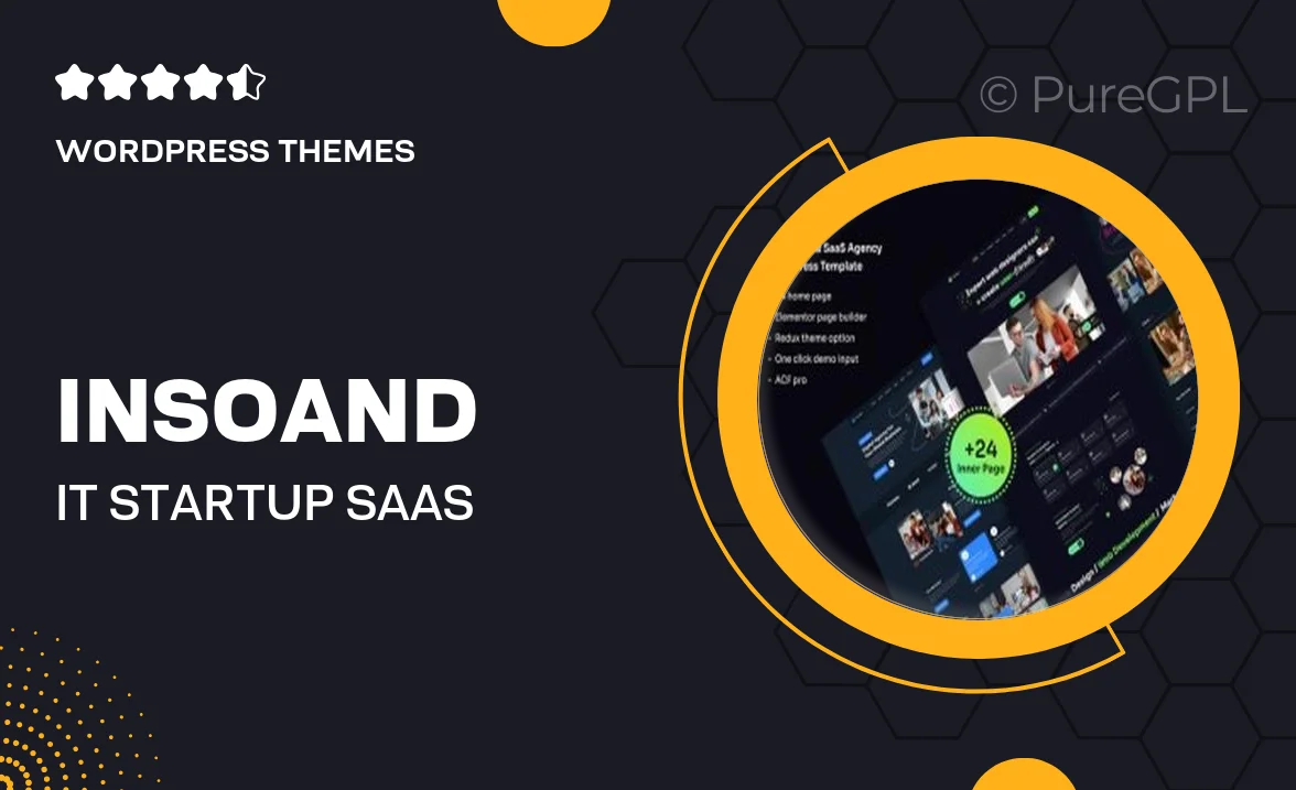 Insoand – IT Startup & SaaS Agency WordPress Theme