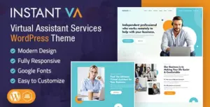 Instant VA – Virtual Assistant WordPress Theme