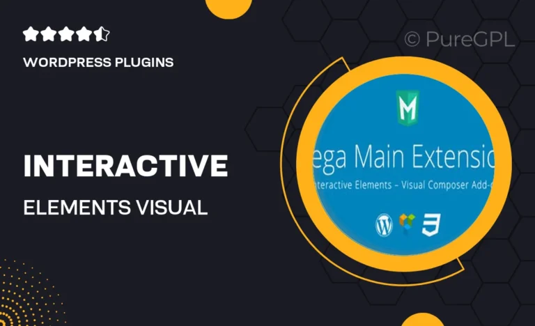 interactive elements visual composer addons