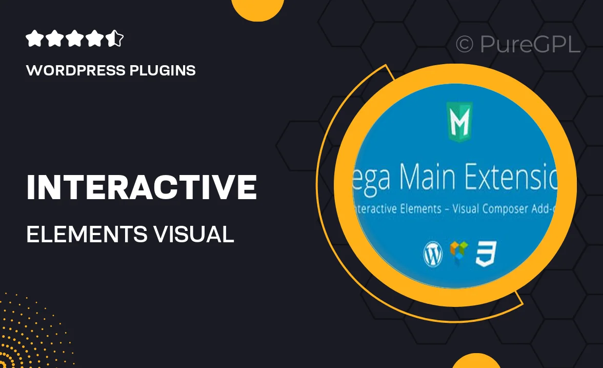 Interactive Elements – Visual Composer Addons
