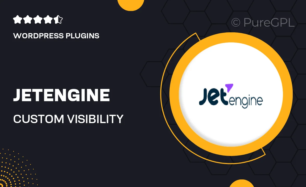 JetEngine Custom Visibility Conditions